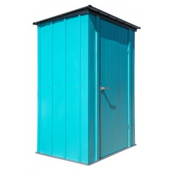 ShelterLogic 4x3 Spacemaker Steel Shed Kit - Teal and Anthracite (CY43T21)