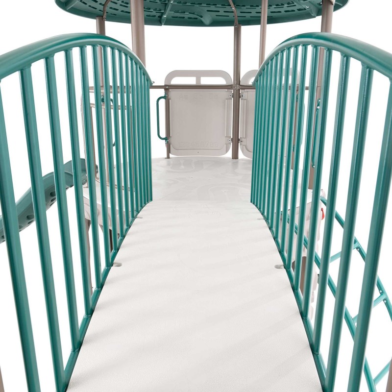 Lifetime Double Adventure Tower Playset with Bridge -Earthtone (90971)