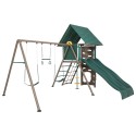 Lifetime Big Stuff Adventure Metal Swing Set - Brown and Green (90797)