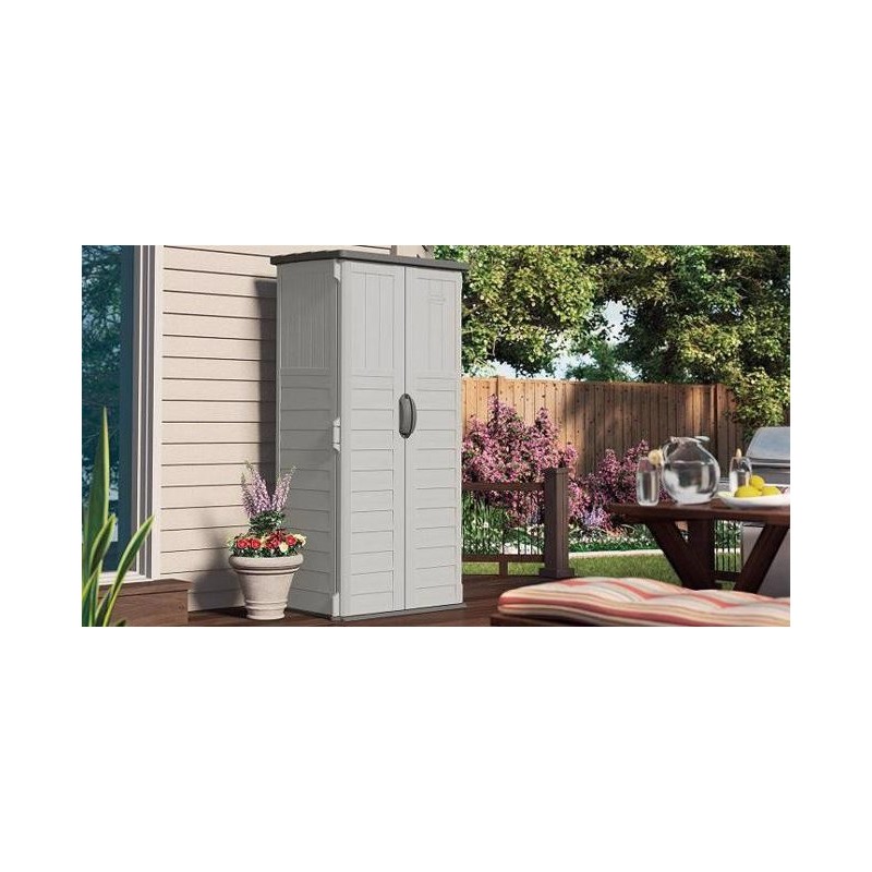 Suncast Vertical Storage Shed Kit - Vanilla (BMS1250)