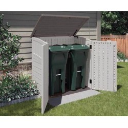 Suncast Horizontal Resin Storage Shed Kit - Vanilla (BMS2500)