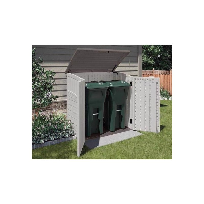 Suncast Horizontal Resin Storage Shed Kit - Vanilla (BMS2500)