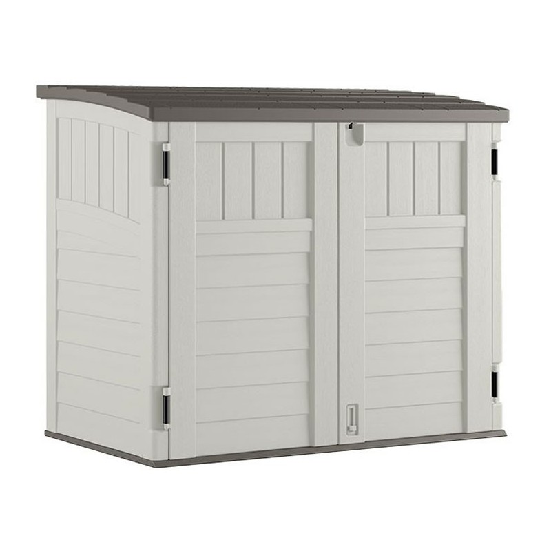 Suncast Horizontal Resin Storage Shed Kit - Vanilla (BMS2500)