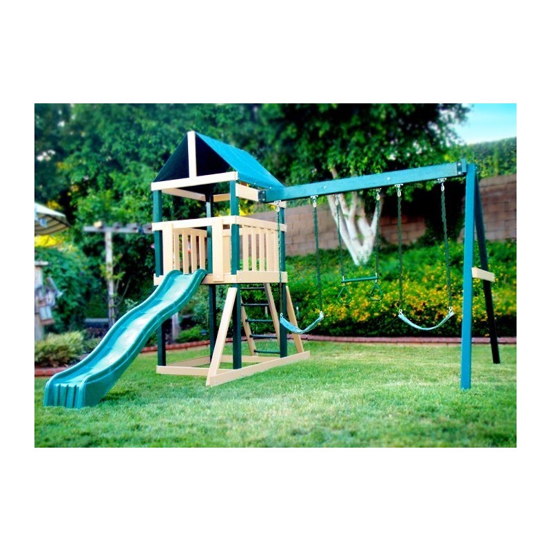 KidWise Safari Wood Swing Set Kit (KW-WG-SAFARI)