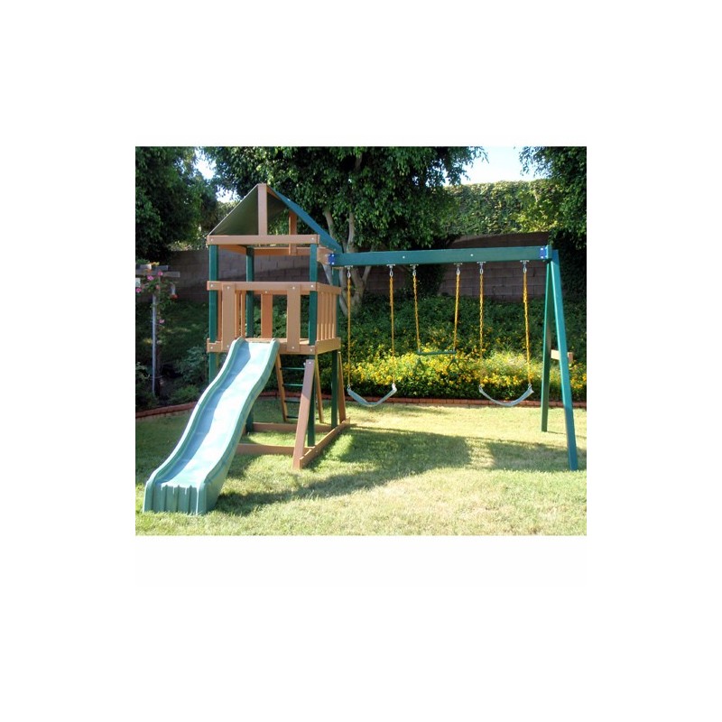 KidWise Safari Wood Swing Set Kit (KW-WG-SAFARI)