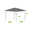 Yardistry Meridian 12x14 Gazebo Kit (YM11772)