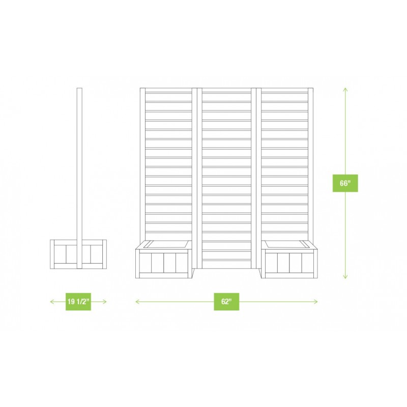 Yardistry Fusion Privacy Screen (YM11703)