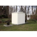 Arrow 6x5 Ezee Storage Shed Kit -  Low Gable, 65 In Walls, Vents - Cream (EZ6565LVCR)