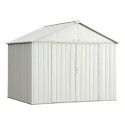 Arrow 10x8 Ezee Storage Shed Kit - Extra High Gable, 72 in Walls, Vent - Cream (EZ10872HVCR)