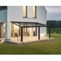 Palram Stockholm 11x22 Patio Cover Kit - Gray Clear (HG9461)