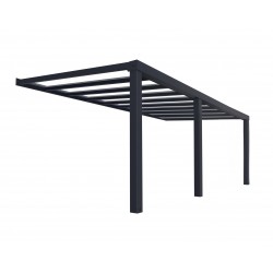 Palram Stockholm 11x22 Patio Cover Kit - Gray Clear (HG9461)