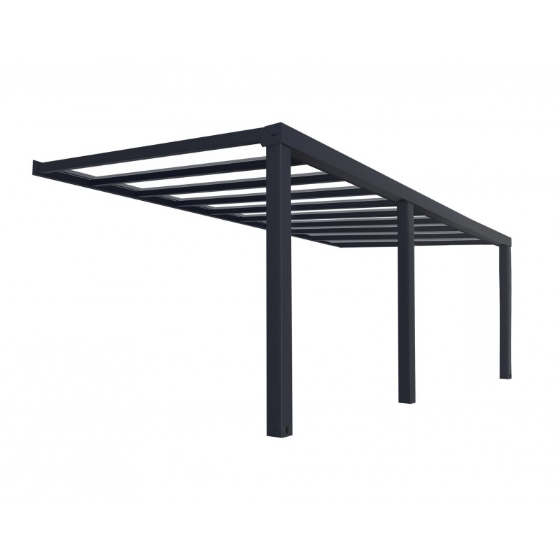Palram Stockholm 11x22 Patio Cover Kit - Gray Clear (HG9461)