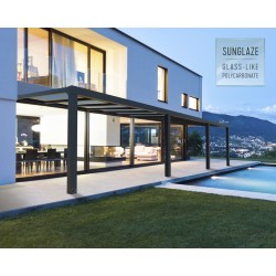Palram Stockholm 11x31 Patio Cover Kit - Gray Clear (HG9466)