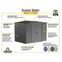 Arrow Classic 6x5 Steel Storage Shed Kit - Sage Green (CLG65SG)