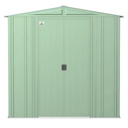 Arrow Classic 6x5 Steel Storage Shed Kit - Sage Green (CLG65SG)
