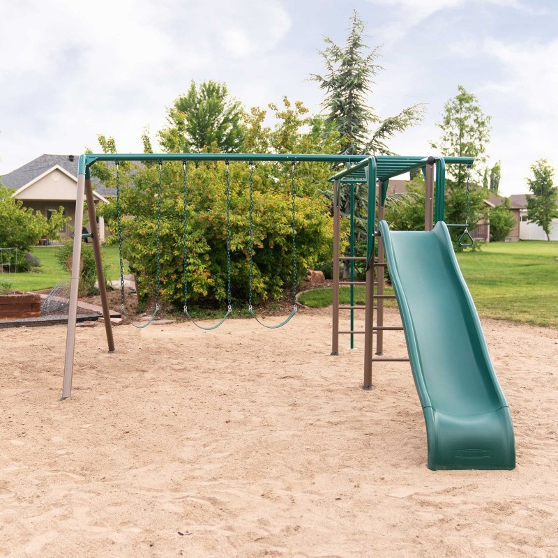 Lifetime Monkey Bar Adventure Swing Set in Earthtone (91028)