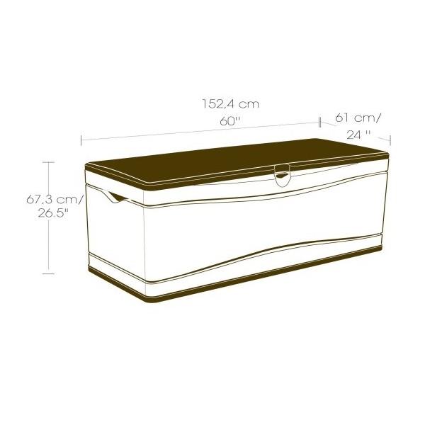lifetime 60012 large deck box dimensions - 28 images ...