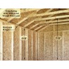 Brandon 12x16 Wood Storage Shed Kit - ALL Pre-Cut (brandon_1216) Brandon 12x16 Wood Storage Shed Kit - ALL Pre-Cut (brandon_1216)