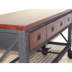 DuraMax 72 in. x 24 in. Rolling Workbench with 3 Drawers (WB68001)