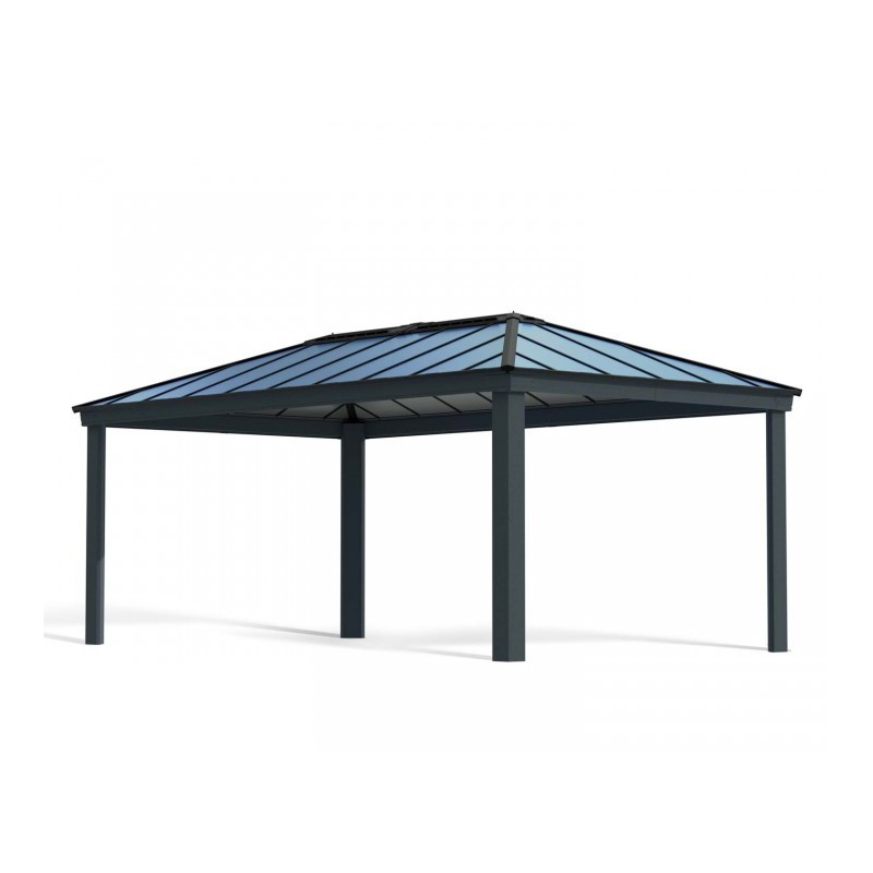 Palram Dallas 6100 Aluminum Gazebo Kit - Grey (HG9148)