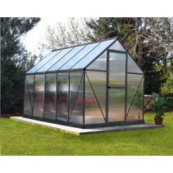 Palram 6x4 Mythos Hobby Greenhouse Kit - Gray (HG5005Y)