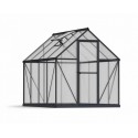 Palram 6x4 Mythos Hobby Greenhouse Kit - Gray (HG5005Y)