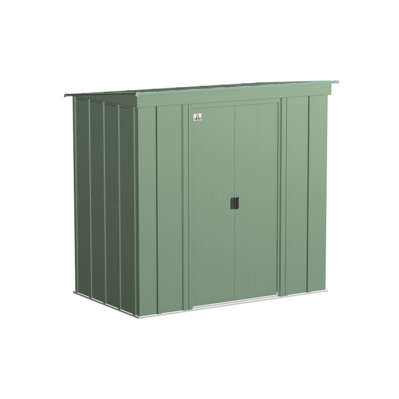 Arrow Classic 6x4 Steel Storage Shed Kit - Sage Green (CLP64SG)