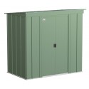 Arrow Classic 6x4 Steel Storage Shed Kit - Sage Green (CLP64SG) Arrow Classic 6x4 Steel Storage Shed Kit - Sage Green (CLP64SG)
