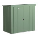 Arrow Classic 6x4 Steel Storage Shed Kit - Sage Green (CLP64SG)