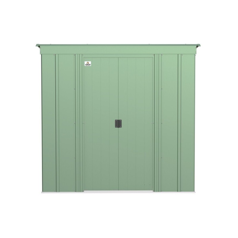 Arrow Classic 6x4 Steel Storage Shed Kit - Sage Green (CLP64SG)