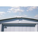 Arrow Classic 6x5 Steel Storage Shed Kit - Flute Grey (CLG65FG)