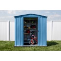 Arrow Classic 6x5 Steel Storage Shed Kit - Blue Grey (CLG65BG)