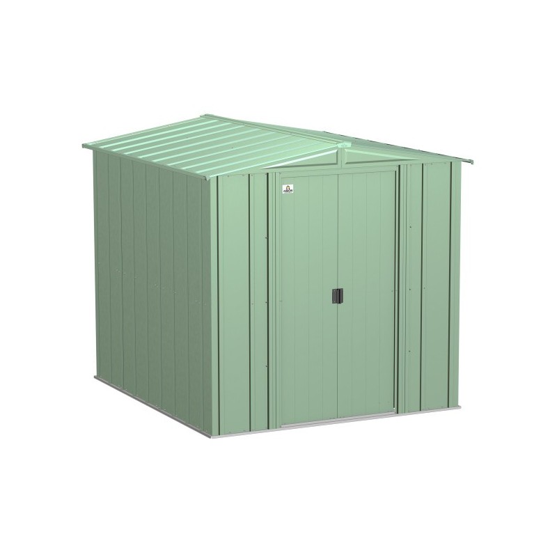 Arrow Classic 6x7 Steel Storage Shed Kit - Sage Green (CLG67SG)