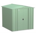 Arrow Classic 6x7 Steel Storage Shed Kit - Sage Green (CLG67SG)