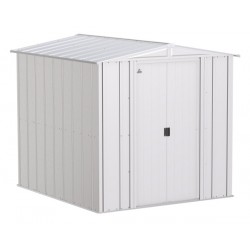 Arrow Classic 6x7 Steel Storage Shed Kit - Flute Grey (CLG67FG)