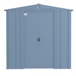 Arrow Classic 6x7 Steel Storage Shed Kit - Blue Grey (CLG67BG)