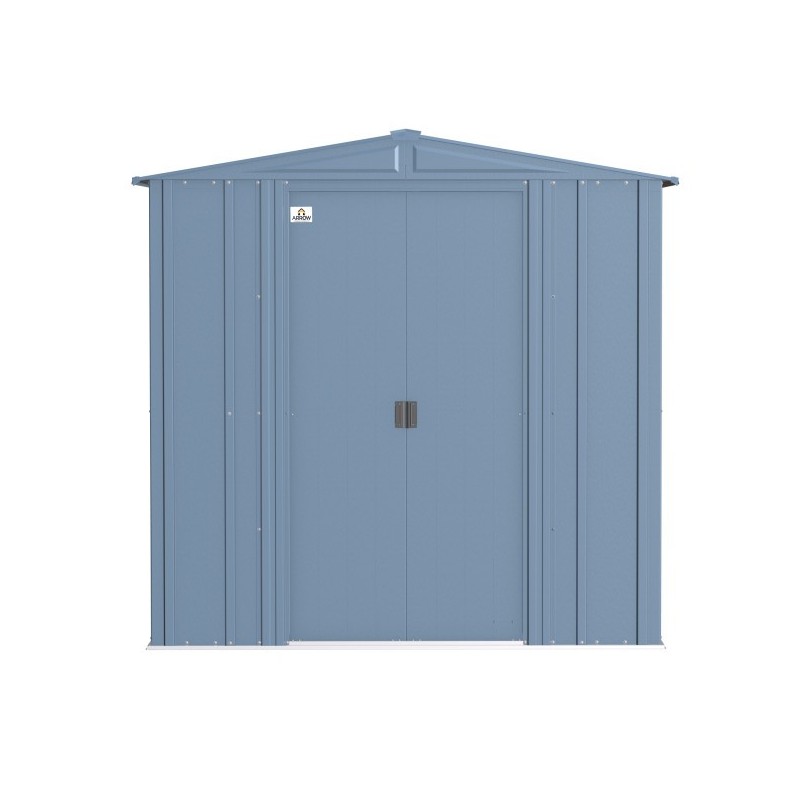 Arrow Classic 6x7 Steel Storage Shed Kit - Blue Grey (CLG67BG)