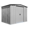 Arrow Classic 8x6 Steel Storage Shed Kit - Flute Grey (CLG86FG) Arrow Classic 8x6 Steel Storage Shed Kit - Flute Grey (CLG86FG)