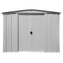 Arrow Classic 8x6 Steel Storage Shed Kit - Flute Grey (CLG86FG) Arrow Classic 8x6 Steel Storage Shed Kit - Flute Grey (CLG86FG)