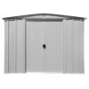 Arrow Classic 8x6 Steel Storage Shed Kit - Flute Grey (CLG86FG) Arrow Classic 8x6 Steel Storage Shed Kit - Flute Grey (CLG86FG)