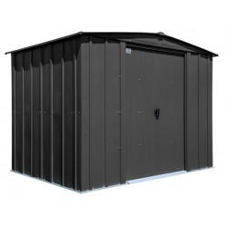 Arrow Classic 8x6 Steel Storage Shed Kit - Charcoal (CLG86CC)