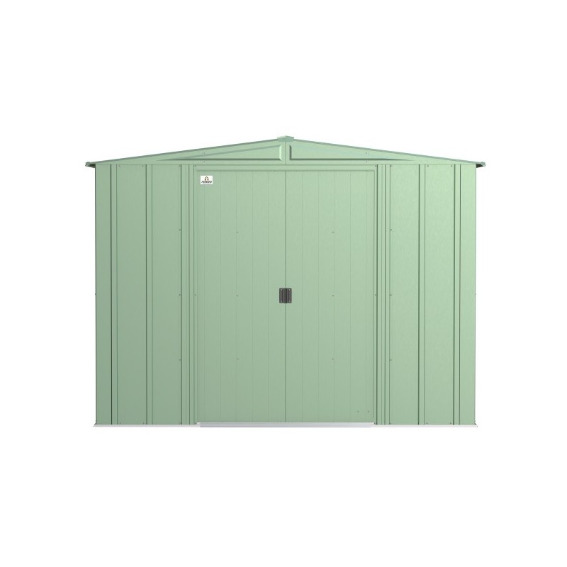 Arrow Classic 8x8 Steel Storage Shed Kit - Sage Green (CLG88SG)