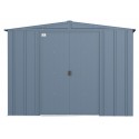 Arrow Classic 8x8 Steel Storage Shed Kit - Blue Grey (CLG88BG)