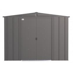 Arrow Classic 8x8 Steel Storage Shed Kit - Charcoal (CLG88CC)