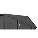 Arrow Classic 8x8 Steel Storage Shed Kit - Charcoal (CLG88CC)