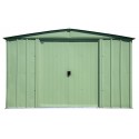 Arrow Classic 10x8 Steel Storage Shed Kit - Sage Green (CLG108SG)