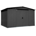 Arrow Classic 10x8 Steel Storage Shed Kit - Charcoal (CLG108CC)