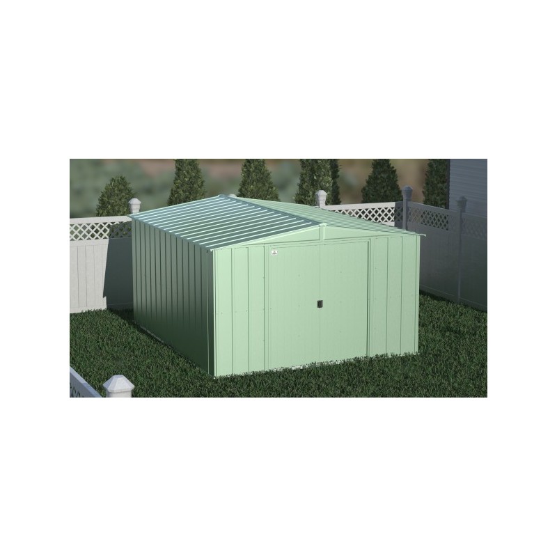 Arrow Classic 10x12 Steel Storage Shed Kit - Sage Green (CLG1012SG)