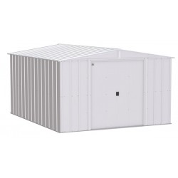 Arrow Classic 10x12 Steel Storage Shed Kit - Flute Grey (CLG1012FG)