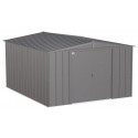 Arrow Classic 10x12 Steel Storage Shed Kit - Charcoal (CLG1012CC)